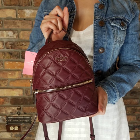 Kate Spade NATALIA mini convertible BACKPACK Red main image 11